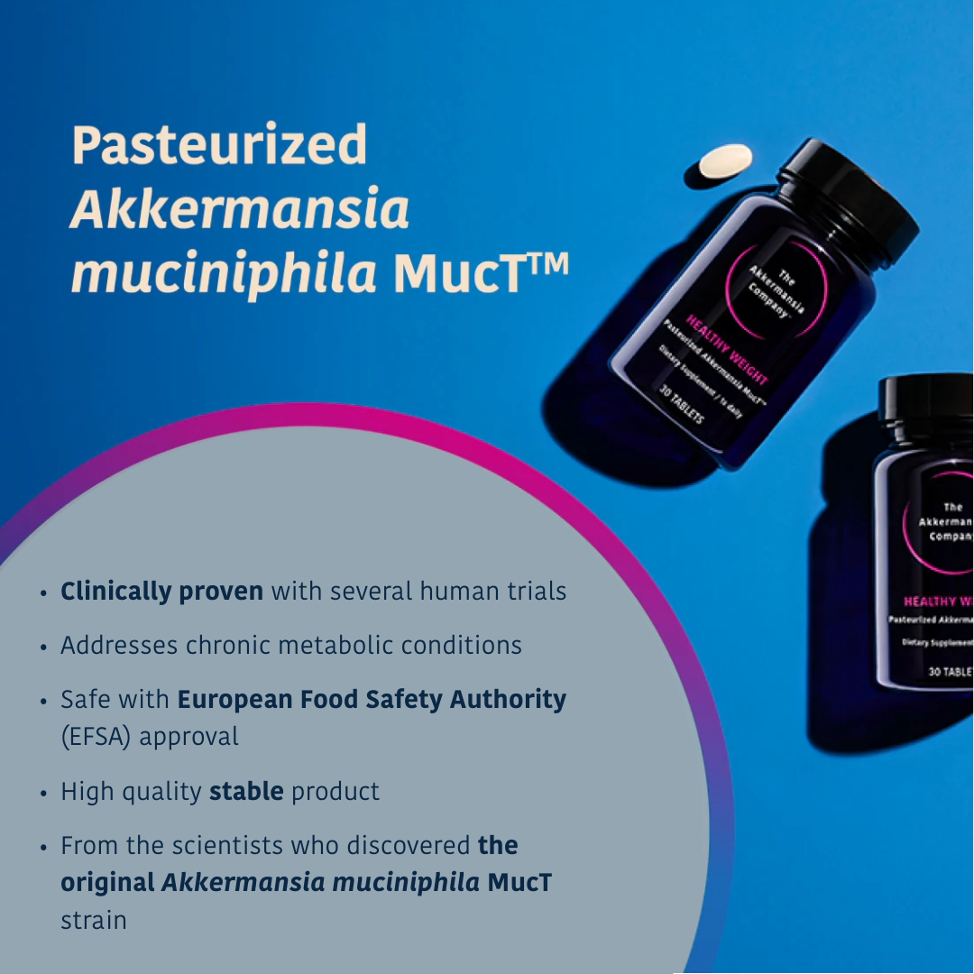 Pasteurized Akkermansia muciniphila MucT™